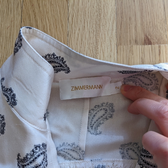 NWOT Zimmermann paisley dress size 2 - Picture 4 of 7